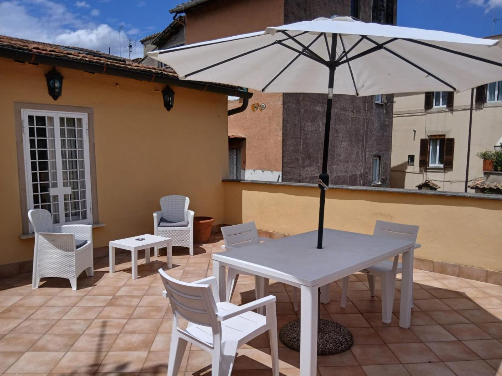 شقة Attico Con Terrazza Santa Cecilia روما المظهر الخارجي الصورة